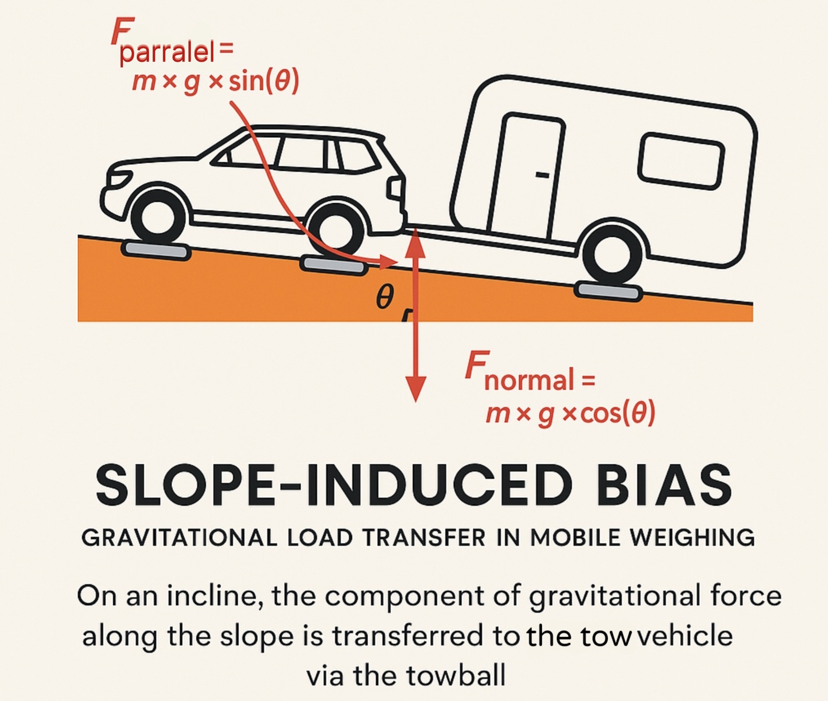 Slope-Induced Bias: Understanding Gravitational Load Transfer. Full Image
